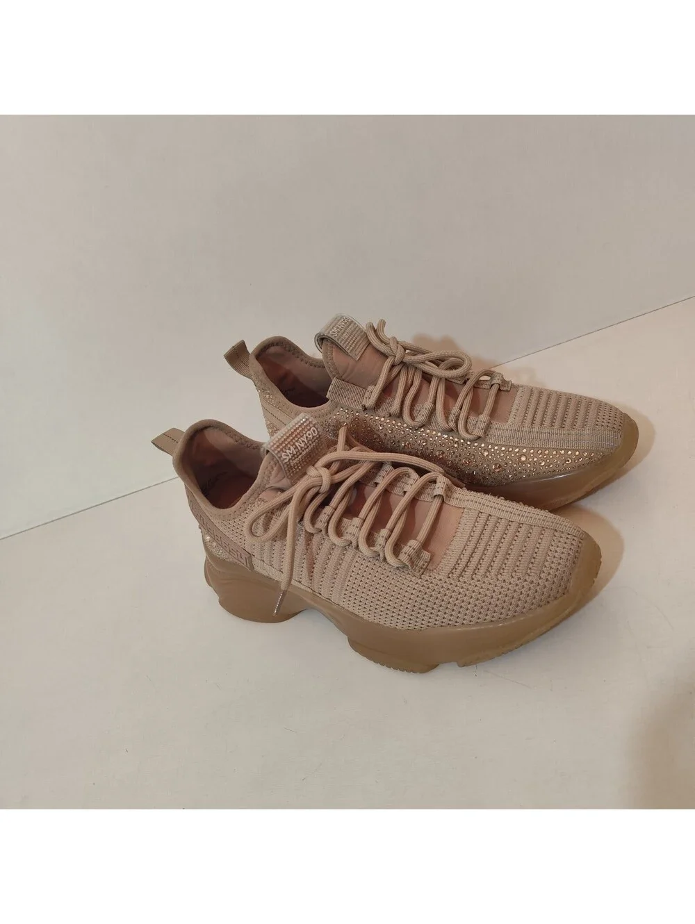 Steve Madden Maxima Rhinestone Sneakers SMNY90 in Blush Women's Size 11 M